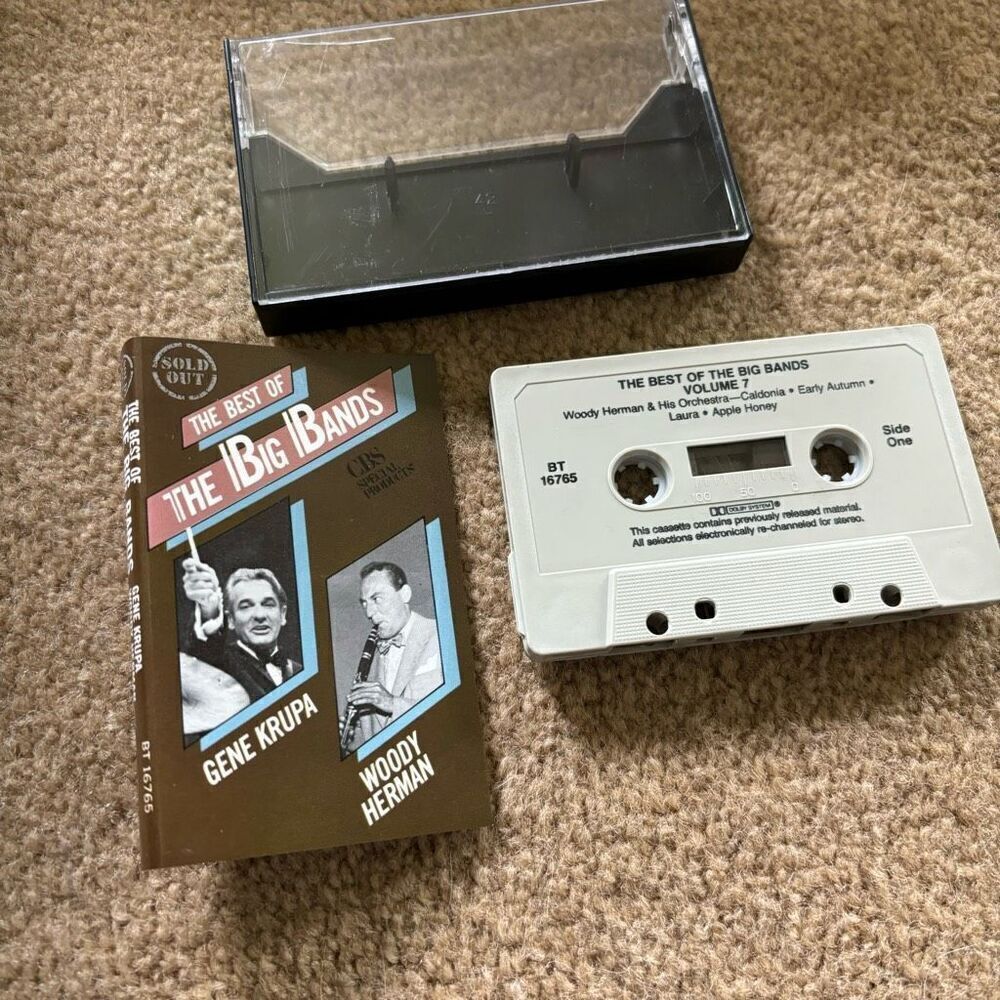 The Best Of The Big Bands Volume 7 Woody Herman BT 16764 Cassette Tape